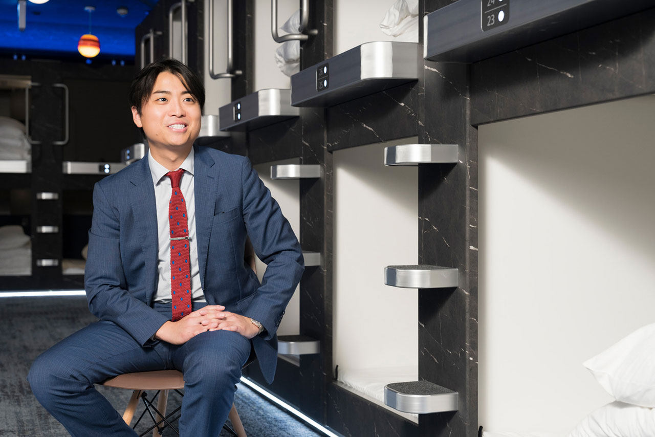 “ホステル”文化を取り入れた交流・体験を提供する 新感覚のカプセルホテル